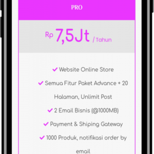 PAKET WEBSITE MULTI PURPOSE PRO